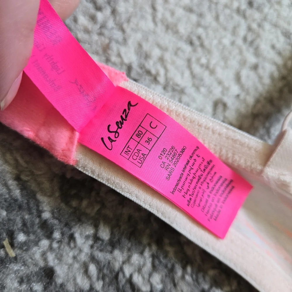 La Senza Remix Lightly Lined Balconnet Highlighter Pink Underwire Bra - Picture 11 of 12